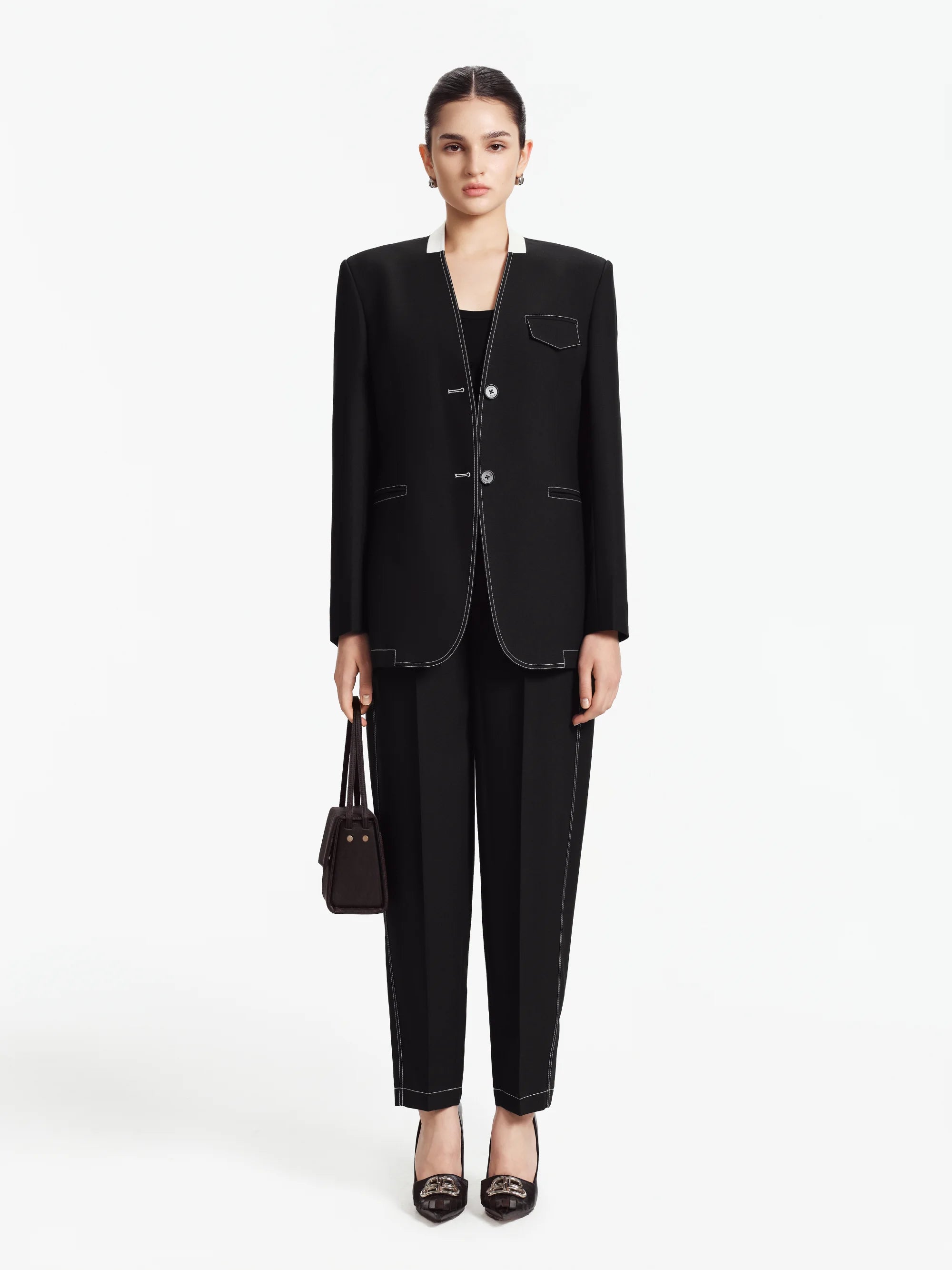 Asal Tapered Ankle Trousers
