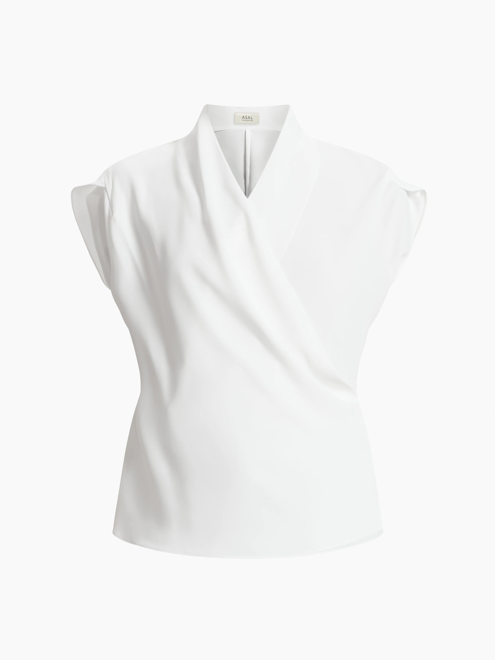 CORA Silk Wrap Top