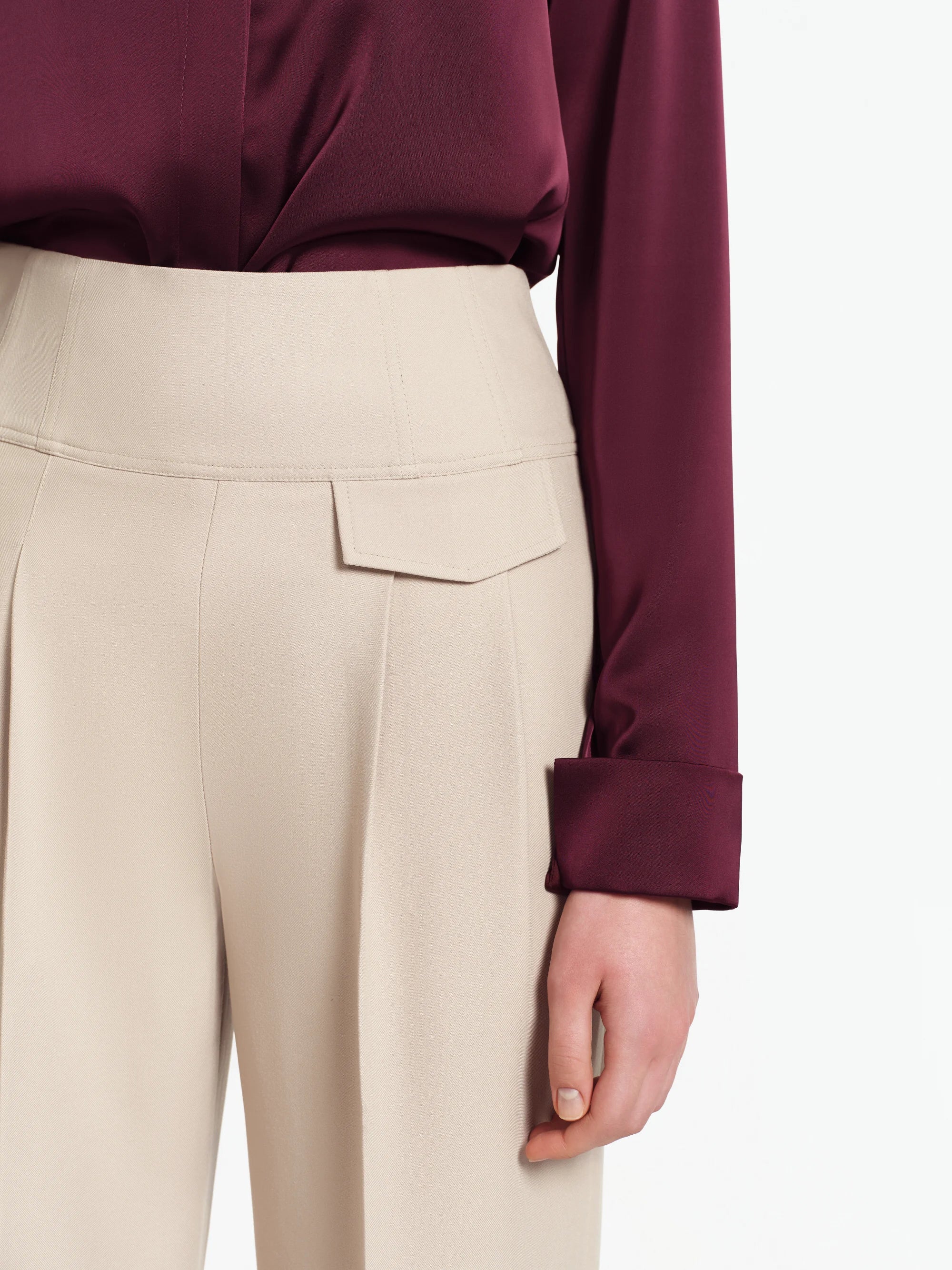 Luna High-Rise Wide-Leg Trousers