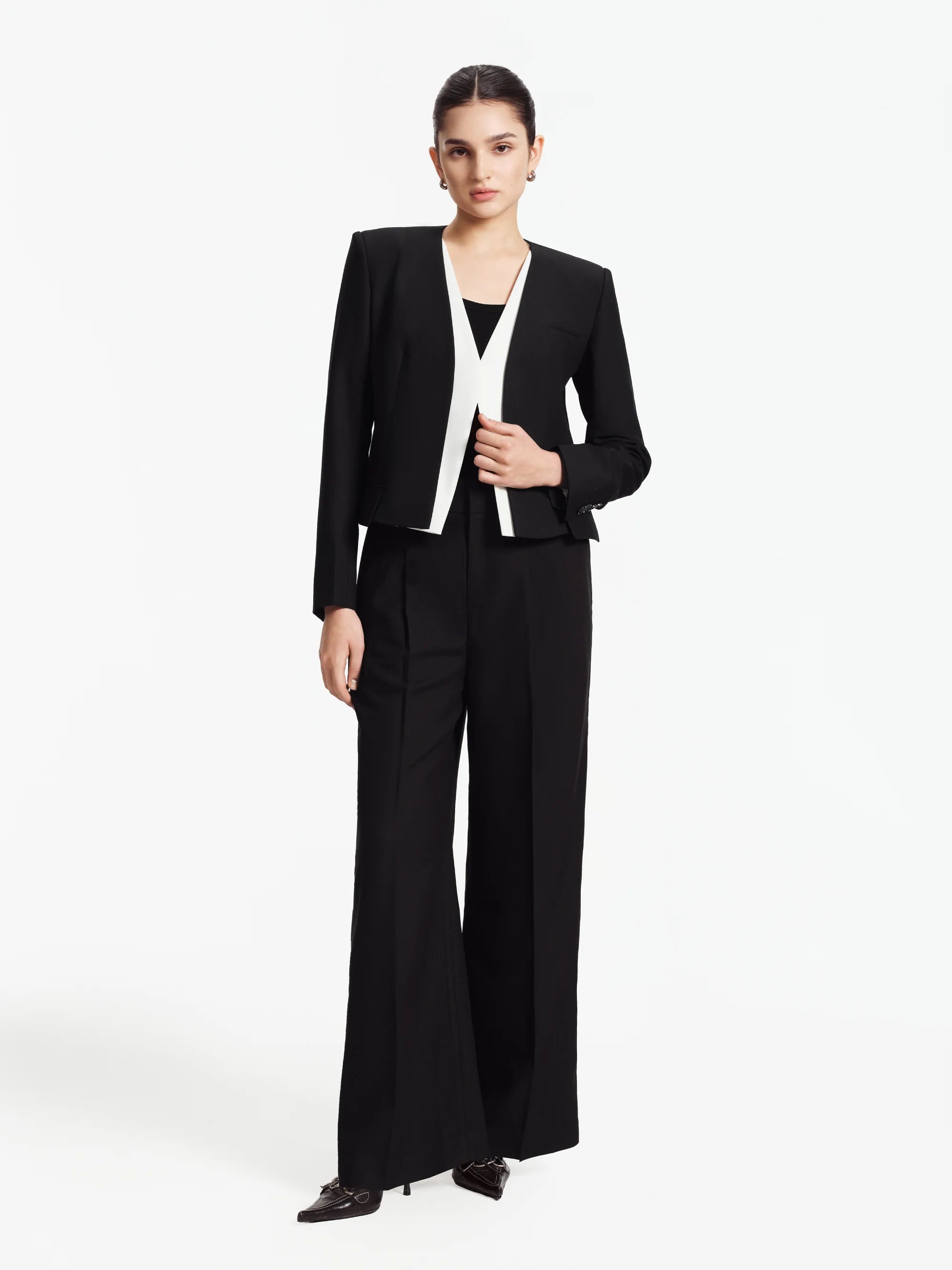 Lea Tailored Wide Leg Trousers