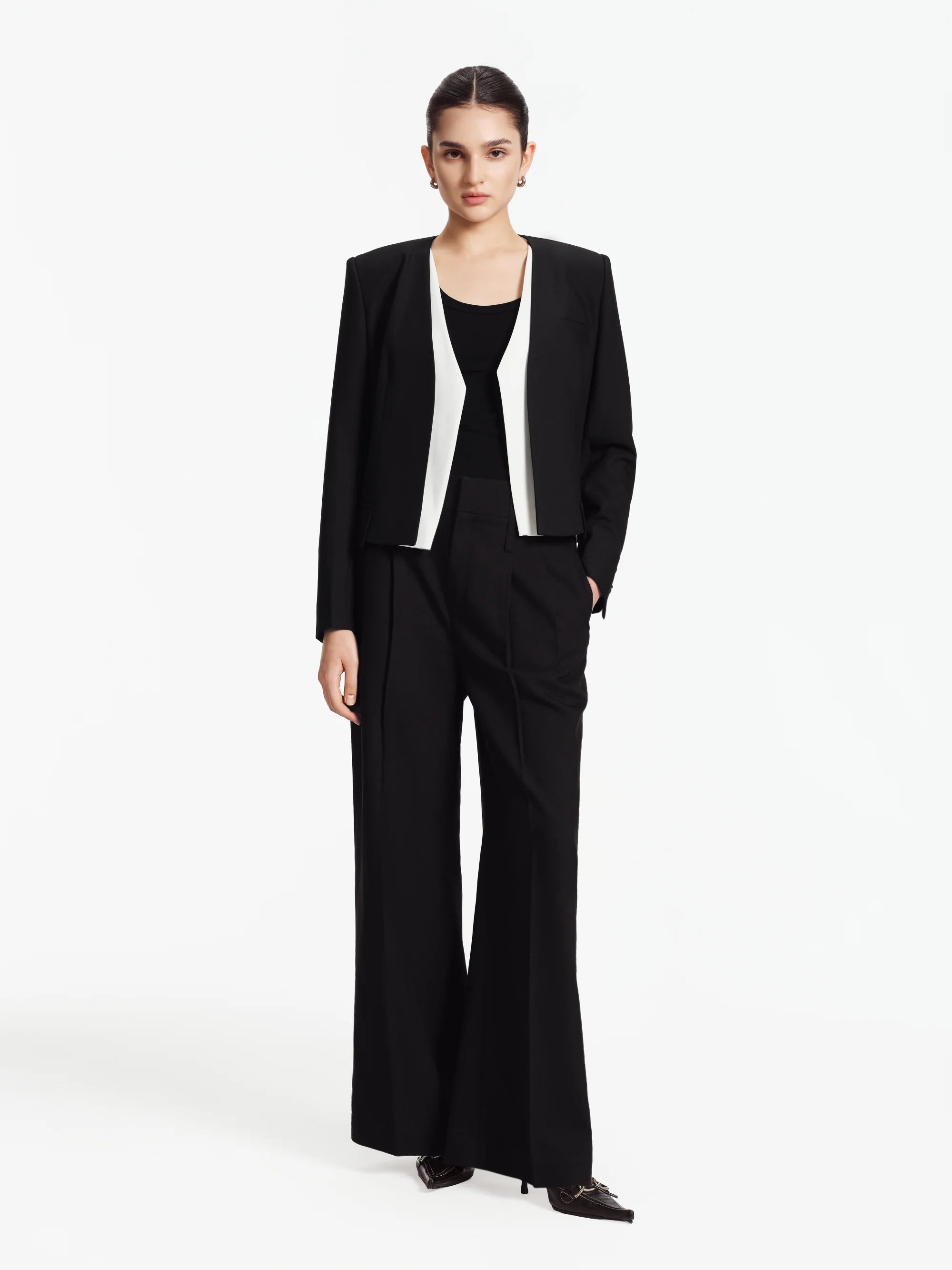 Lea Tailored Wide Leg Trousers