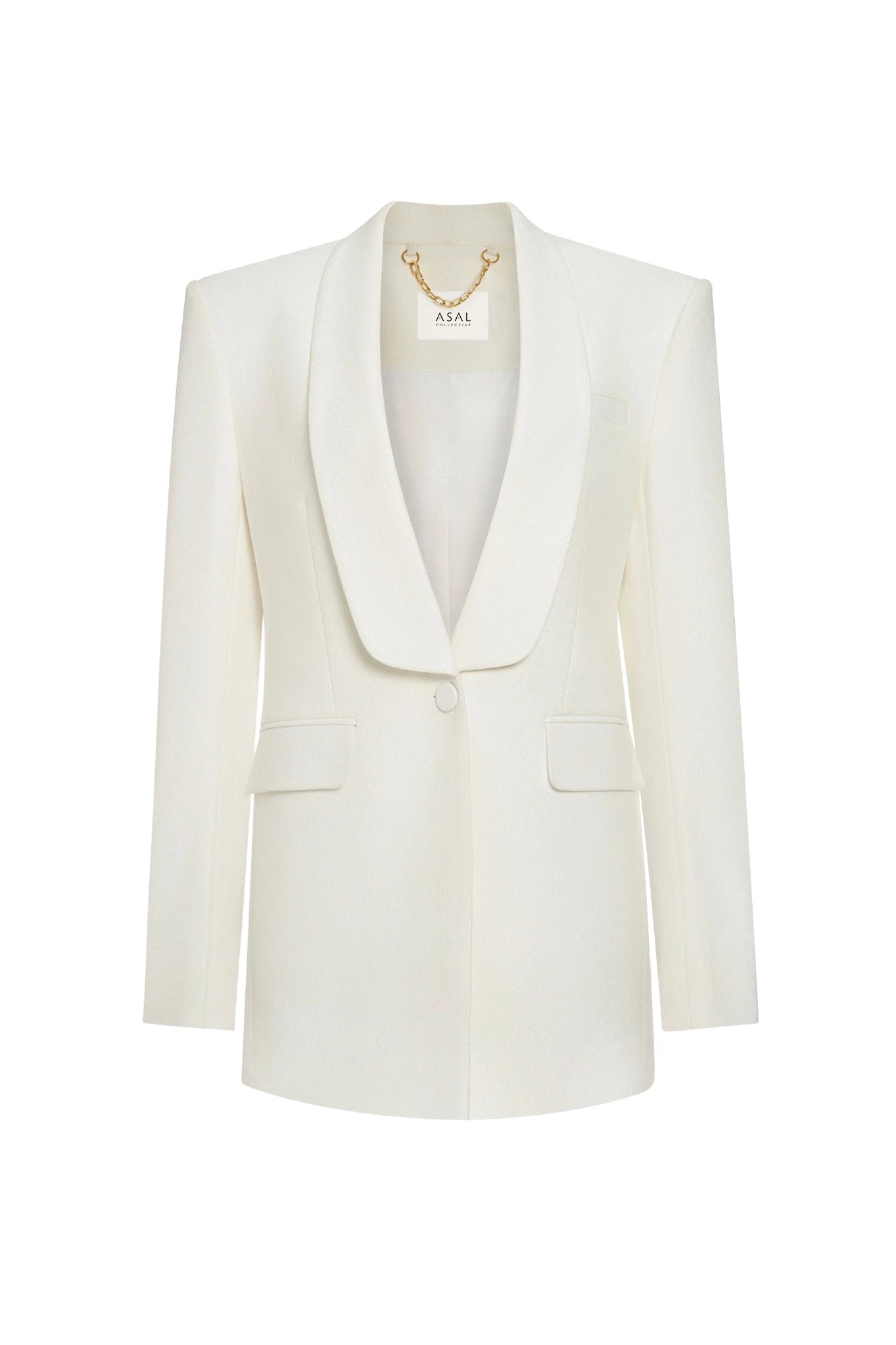 Nina Shawl Lapel Blazer/ Suit (Ivory)