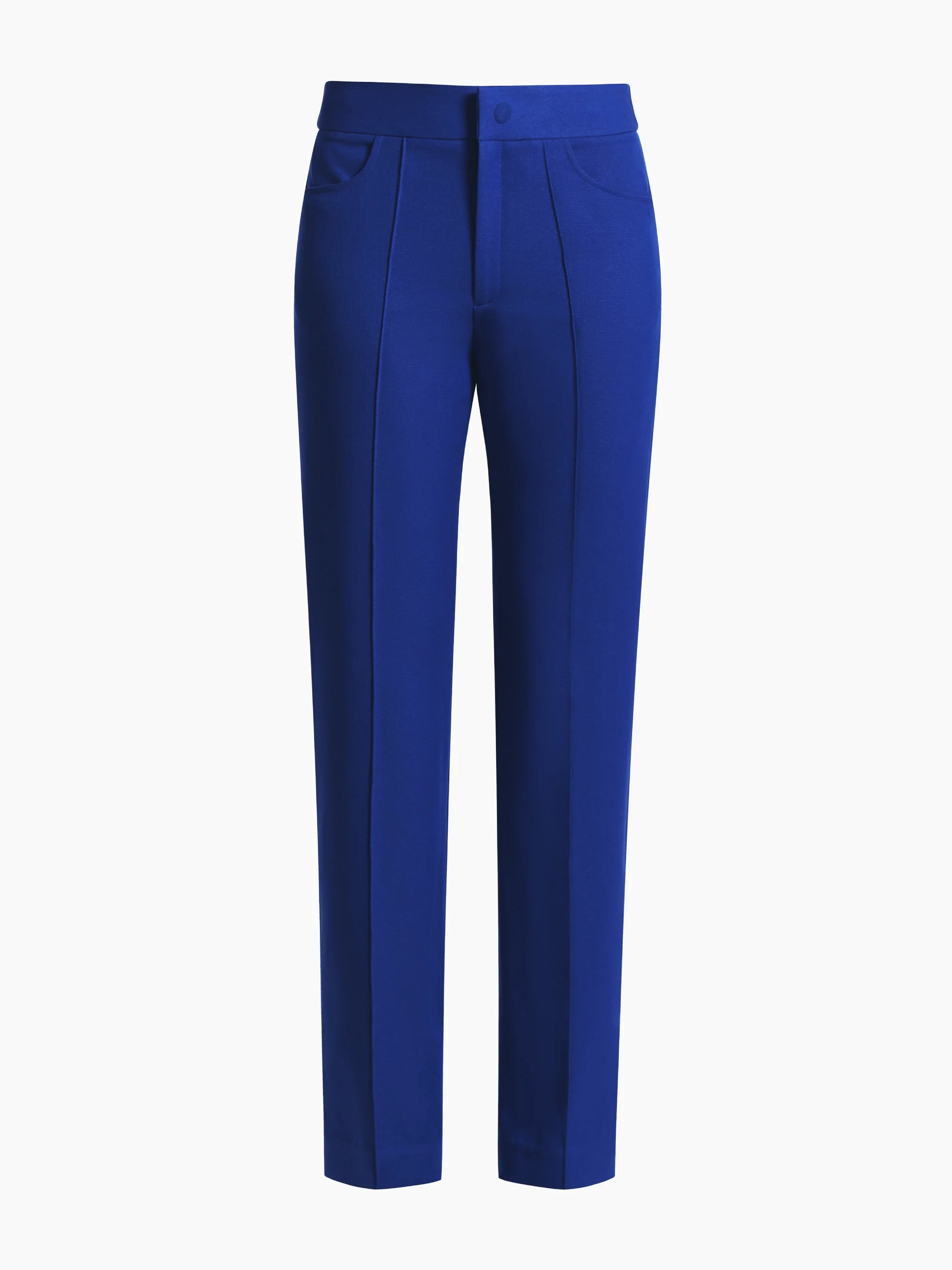 Nina Tailored Straight Pants (Cobalt Blue)