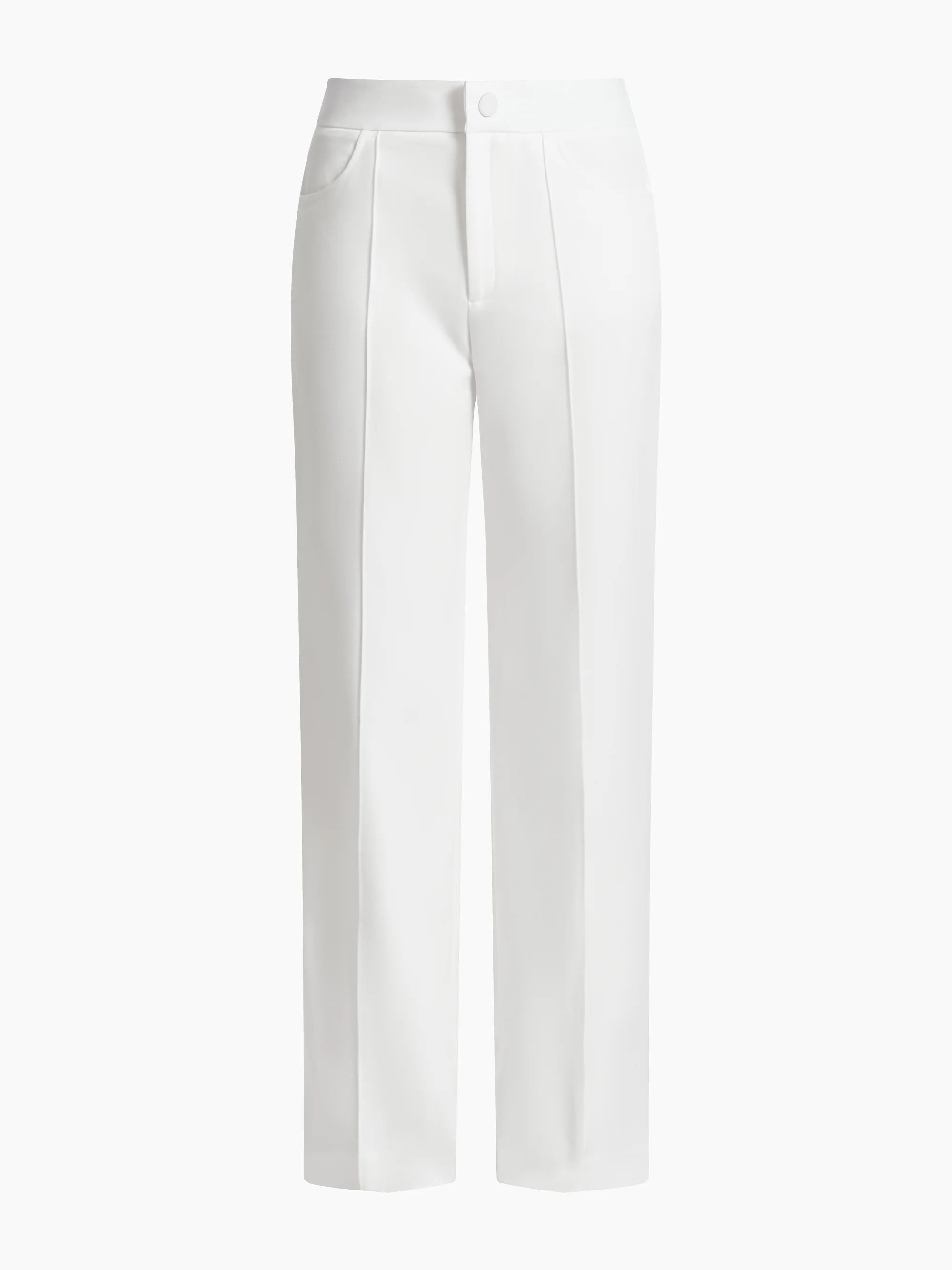 Nina Tailored Straight Pants (Ivory)