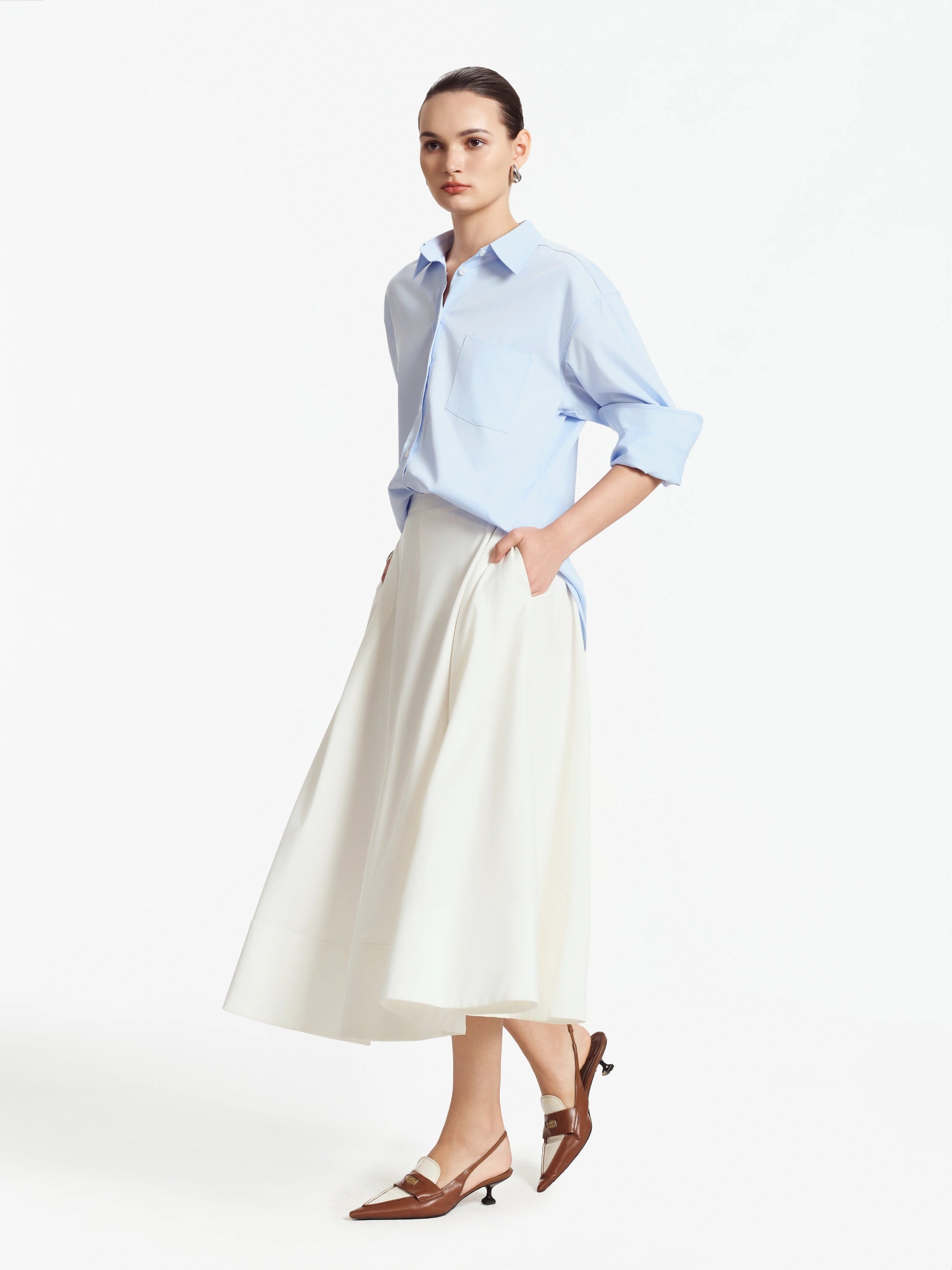 ROWAN Oversized Cotton Bamboo Shirt