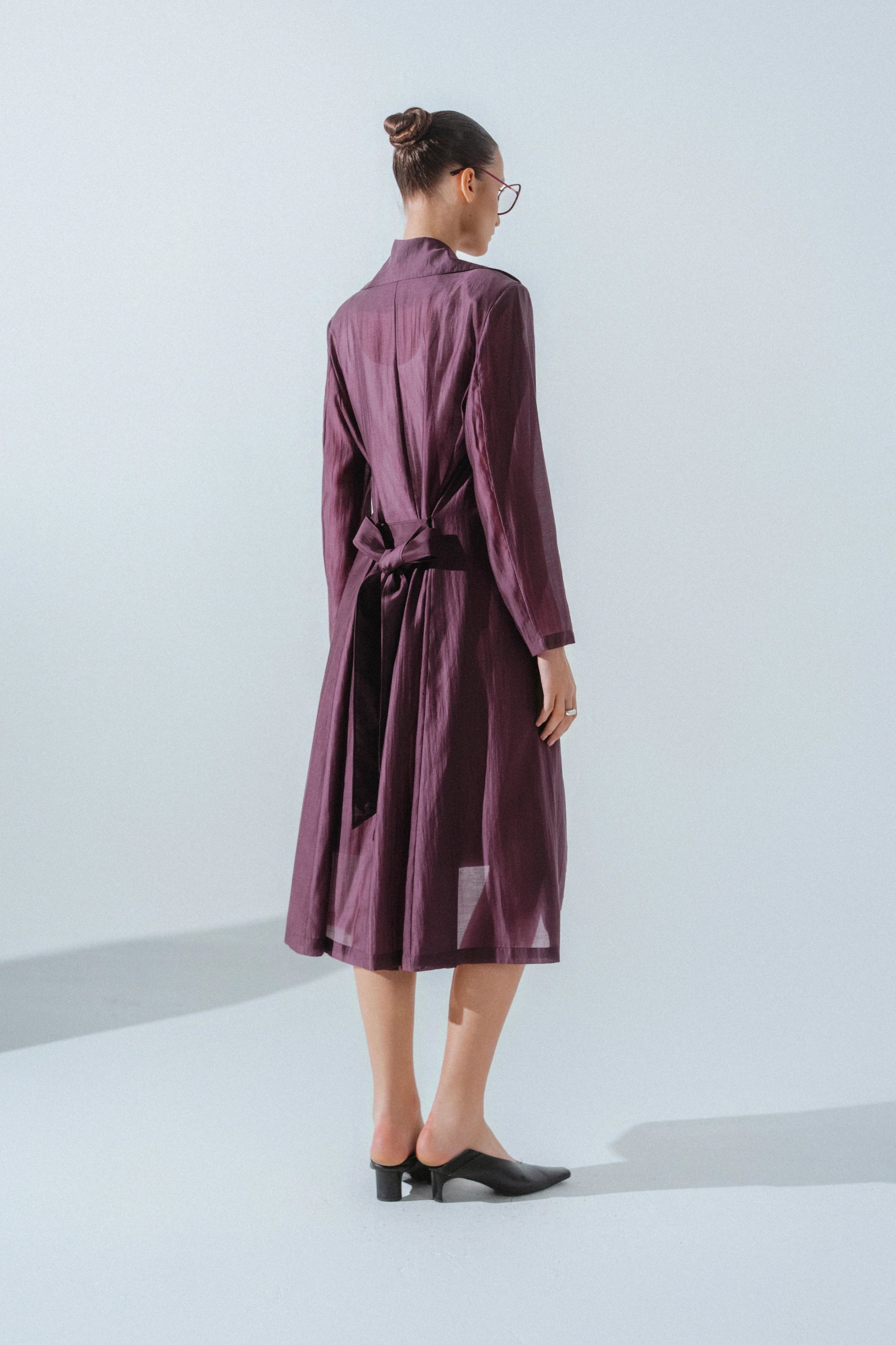 Julia Longline Sheer Coat