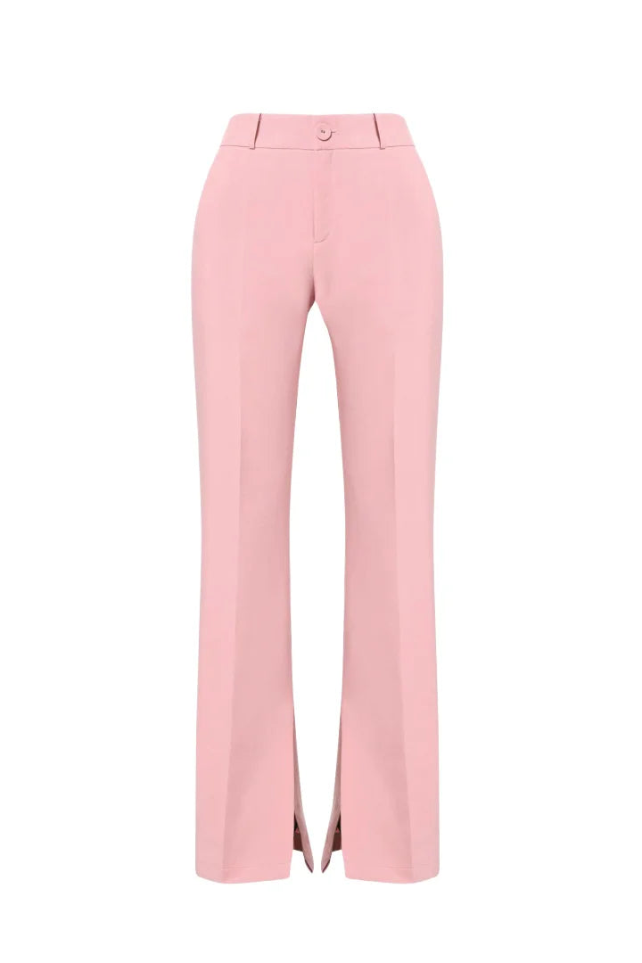 Alia Crepe Straight Leg Trousers