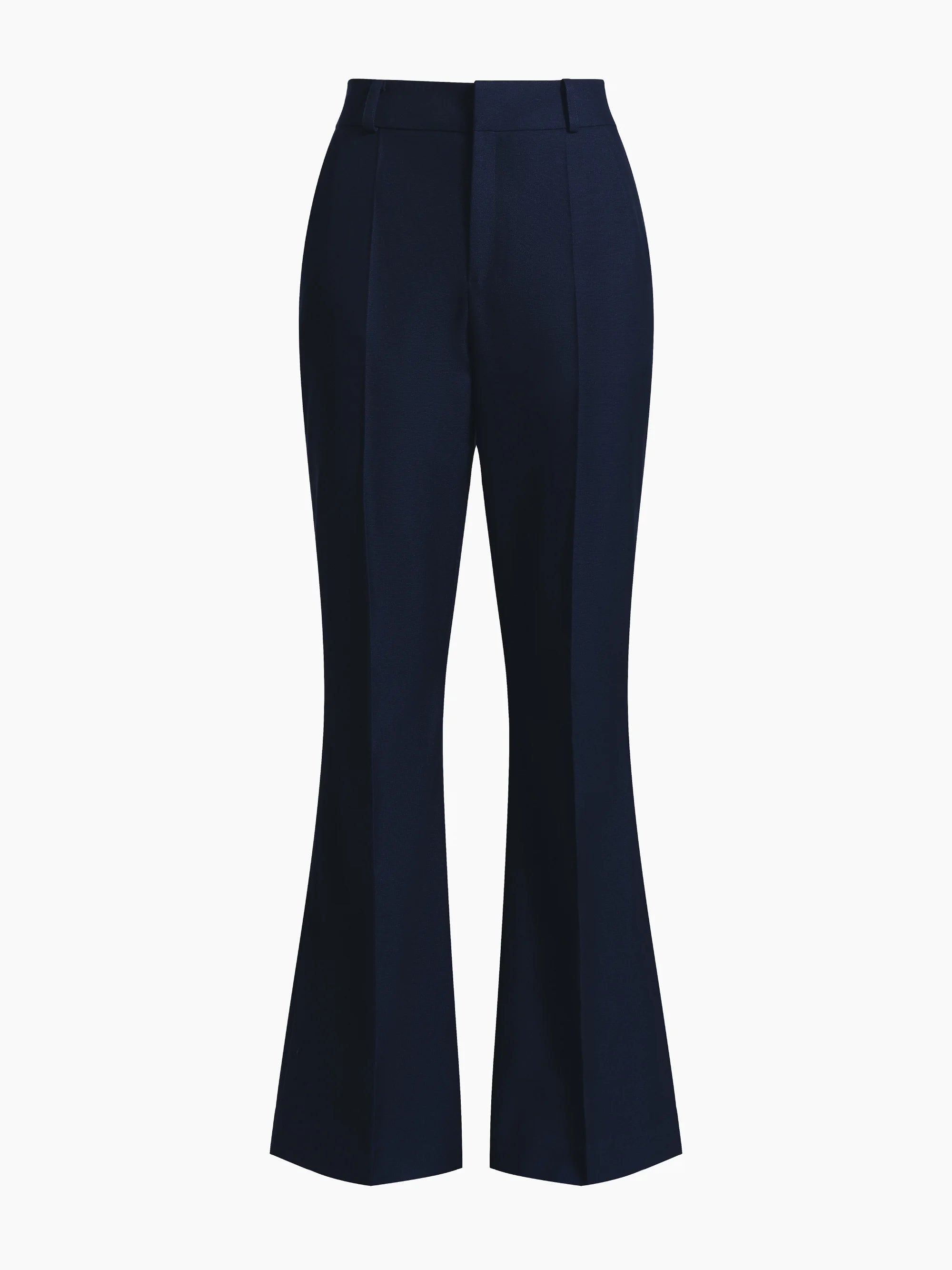 Amélie Tailored Flared Trousers (Midnight Blue)