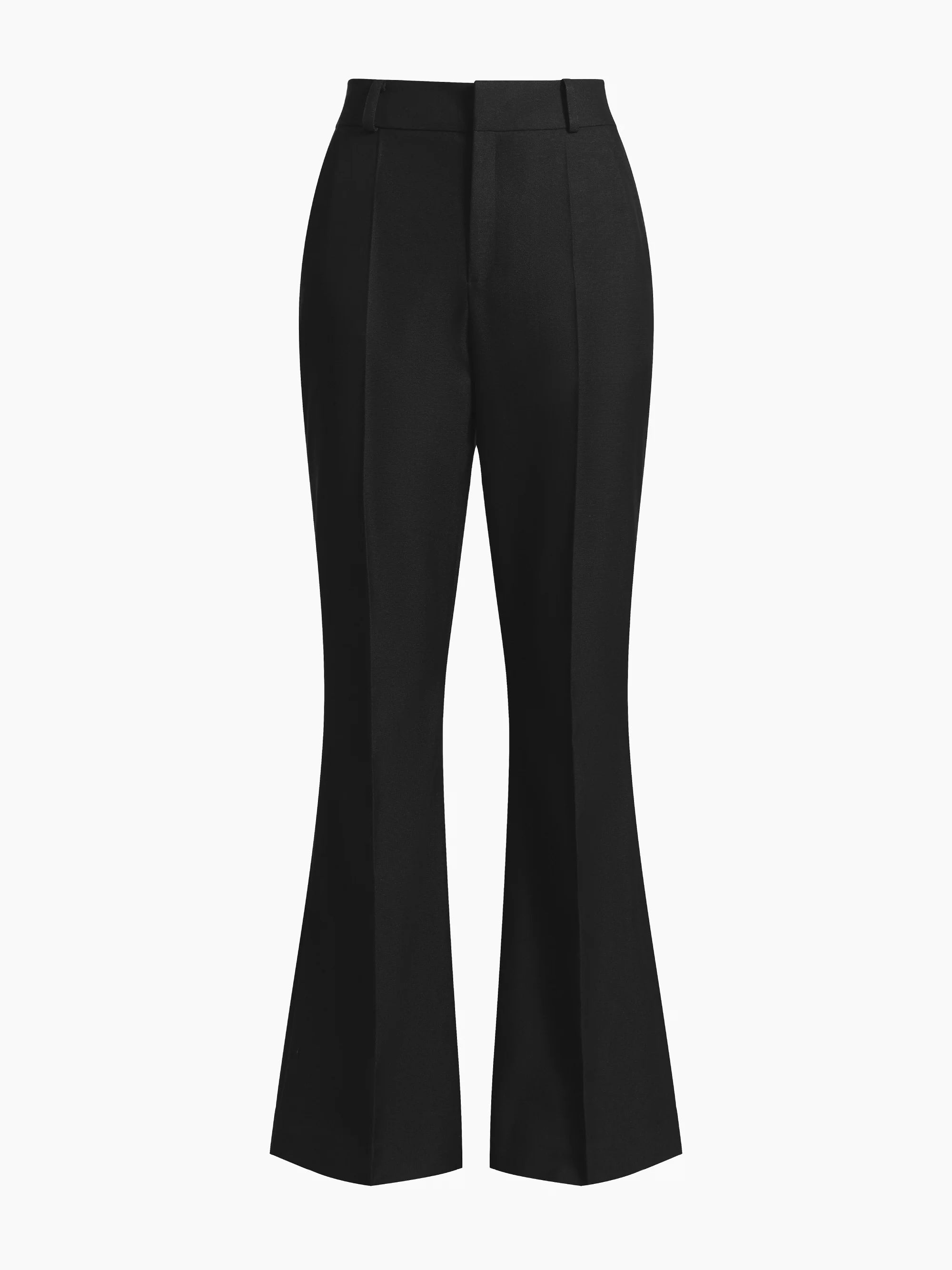 Amélie Tailored Flared Trousers (Black)