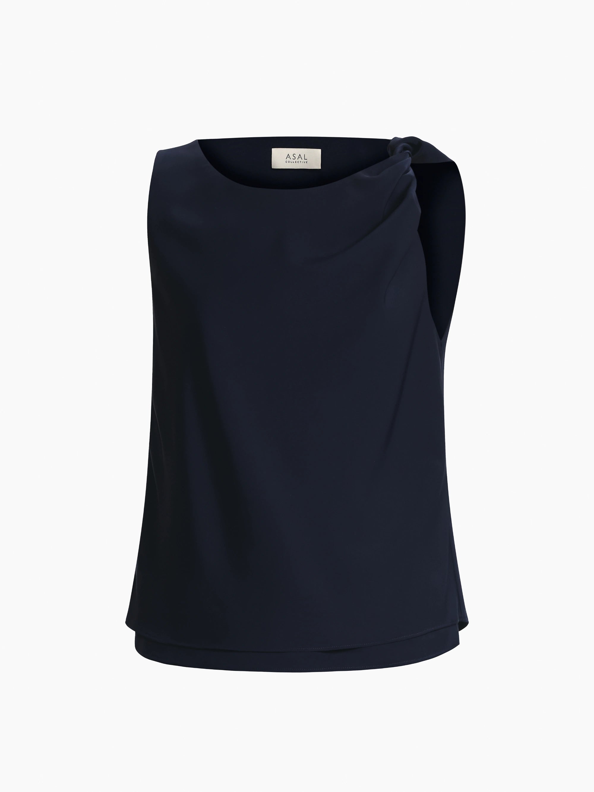 Cora Asymmetric Silk Top