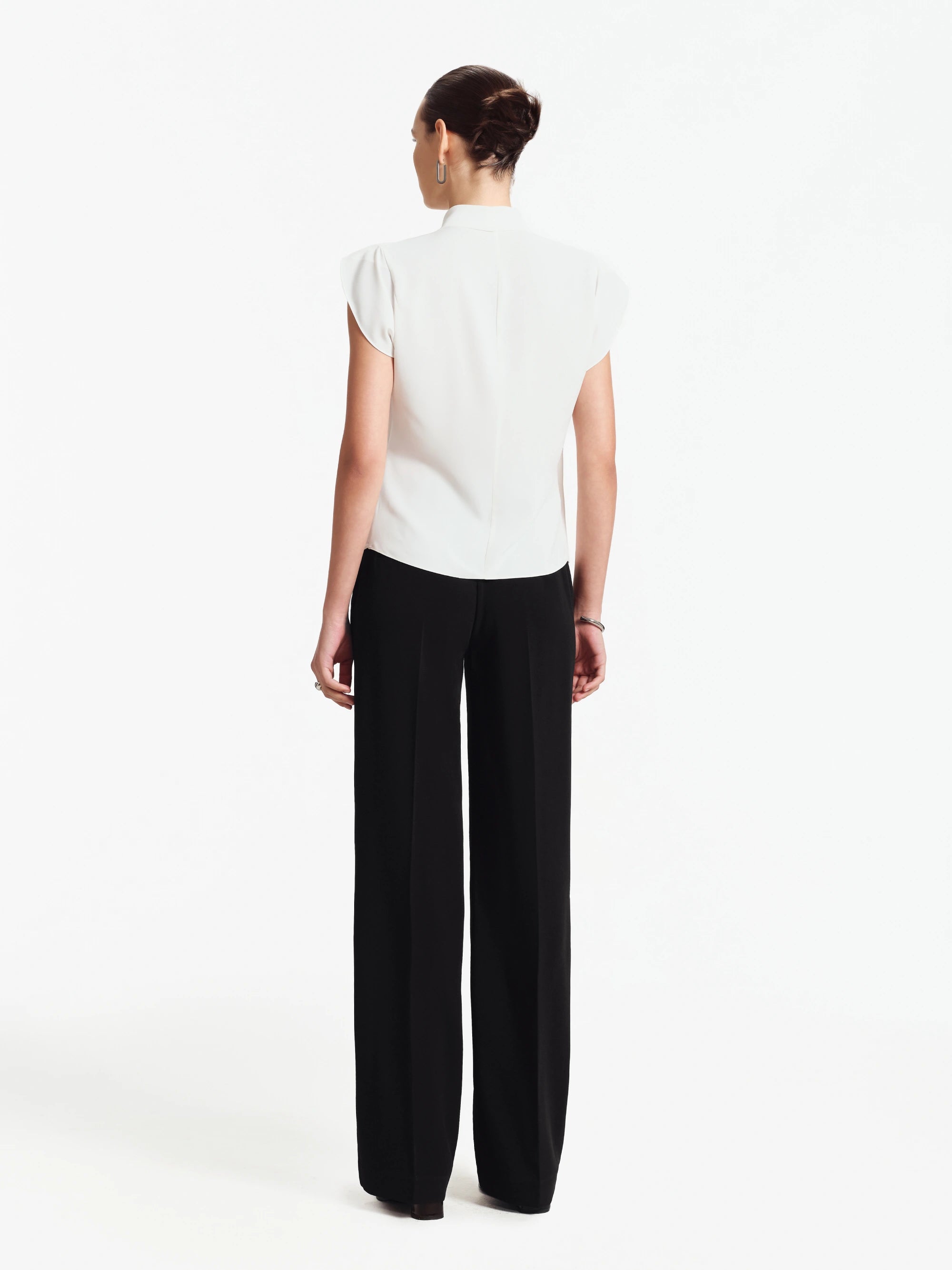 CORA Silk Wrap Top