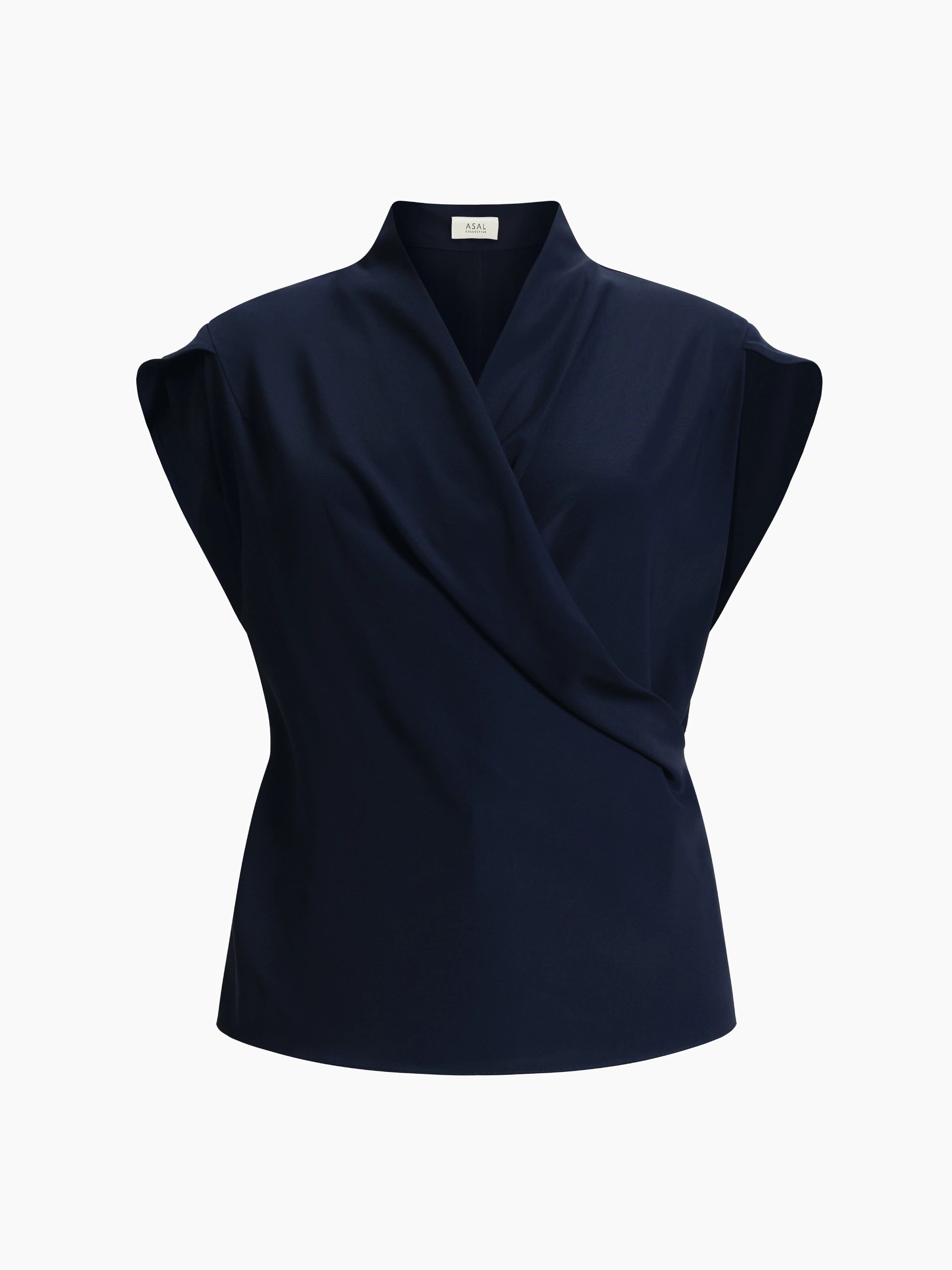 CORA Silk Wrap Top
