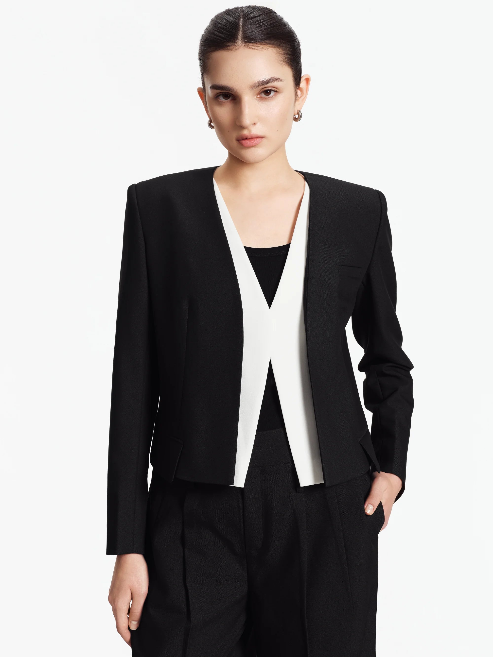 Lea Tailored Wide Leg Trousers