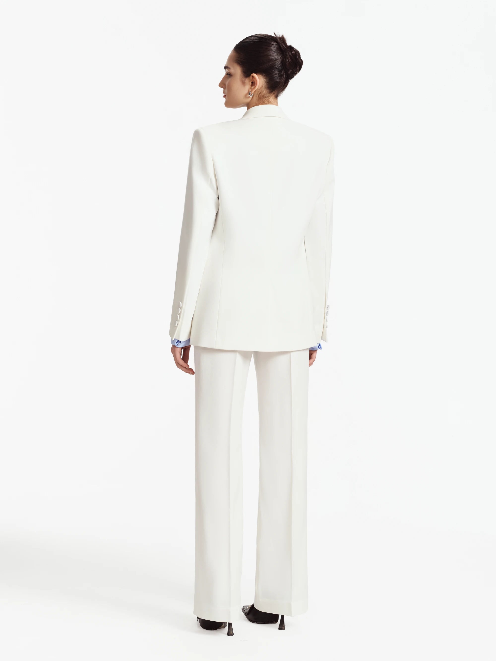 Nina Shawl Lapel Blazer/ Suit (Ivory)